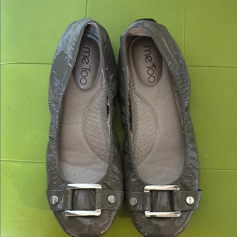 Me Too Women's Gray Ballet Flats - Picture 3 of 8